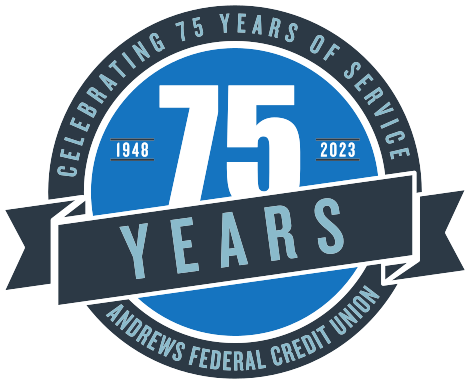 Andrews Federal 75 Years Logo 1
