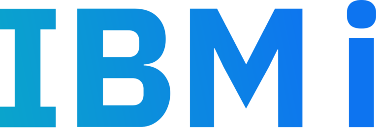 IBM i operating system logo in a blue color gradient